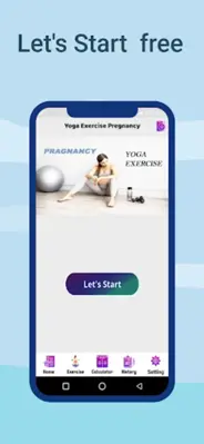 Pregnancy Yoga Exercises android App screenshot 3